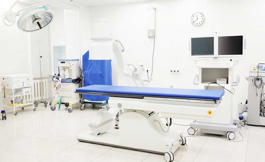white medical room equipment