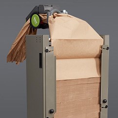 A paper packaging system.